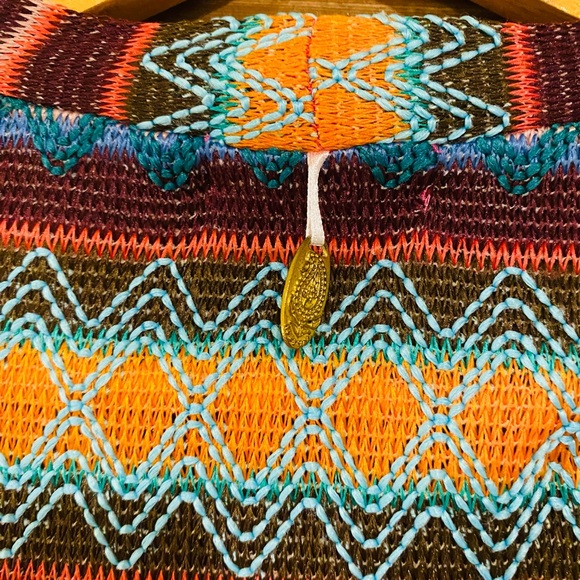 Ruby Yaya Bright Fringed Boho Cardigan Small/Medium - Picture 4 of 13